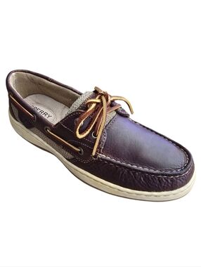 Sperry Women’s Angelfish - Dark Brown & Tan Mesh